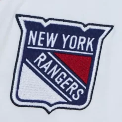 Apparel Mitchell & Ness T-Shirts & Tops-Practice Day Button Front Jersey New York Rangers