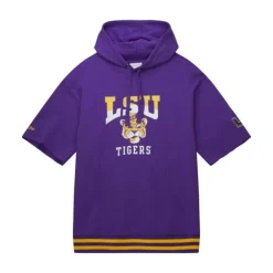 Apparel Mitchell & Ness Hoodies & Sweatshirts-Pre-Game Ss Fleece Hoodie Louisiana State University