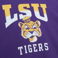Apparel Mitchell & Ness Hoodies & Sweatshirts-Pre-Game Ss Fleece Hoodie Louisiana State University