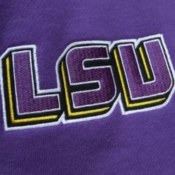 Apparel Mitchell & Ness Hoodies & Sweatshirts-Pre-Game Ss Fleece Hoodie Louisiana State University