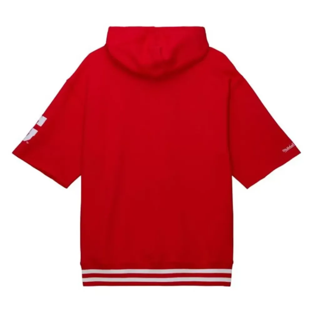 Apparel Mitchell & Ness Hoodies & Sweatshirts-Pre-Game Ss Fleece Hoodie University Of Georgia