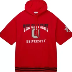 Apparel Mitchell & Ness Hoodies & Sweatshirts-Pre-Game Ss Fleece Hoodie Ohio State