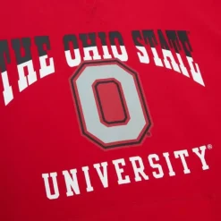 Apparel Mitchell & Ness Hoodies & Sweatshirts-Pre-Game Ss Fleece Hoodie Ohio State