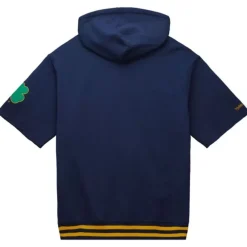 Apparel Mitchell & Ness Hoodies & Sweatshirts-Pre-Game Ss Fleece Hoodie University Of Notre Dame