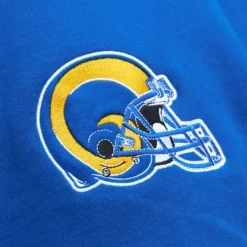 Apparel Mitchell & Ness Hoodies & Sweatshirts-Pre-Grame Ss Fleece Hoodie Los Angeles Rams