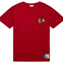 Apparel Mitchell & Ness T-Shirts & Tops-Premium Pocket Tee Chicago Blackhawks