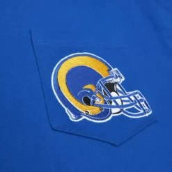 Apparel Mitchell & Ness T-Shirts & Tops-Premium Pocket Tee Los Angeles Rams