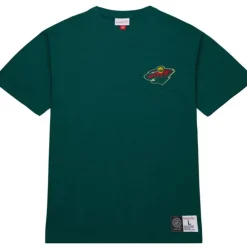 Apparel Mitchell & Ness T-Shirts & Tops-Premium Pocket Tee Minnesota Wild