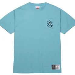 Apparel Mitchell & Ness T-Shirts & Tops-Premium Pocket Tee Seattle Kraken