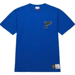 Apparel Mitchell & Ness T-Shirts & Tops-Premium Pocket Tee St. Louis Blues