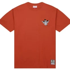 Apparel Mitchell & Ness T-Shirts & Tops-Premium Pocket Tee University Of Texas At Austin