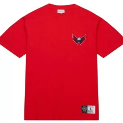 Apparel Mitchell & Ness T-Shirts & Tops-Premium Pocket Tee Washington Capitals