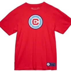 Apparel Mitchell & Ness T-Shirts & Tops-Primary Logo Ss Tee Chicago Fire