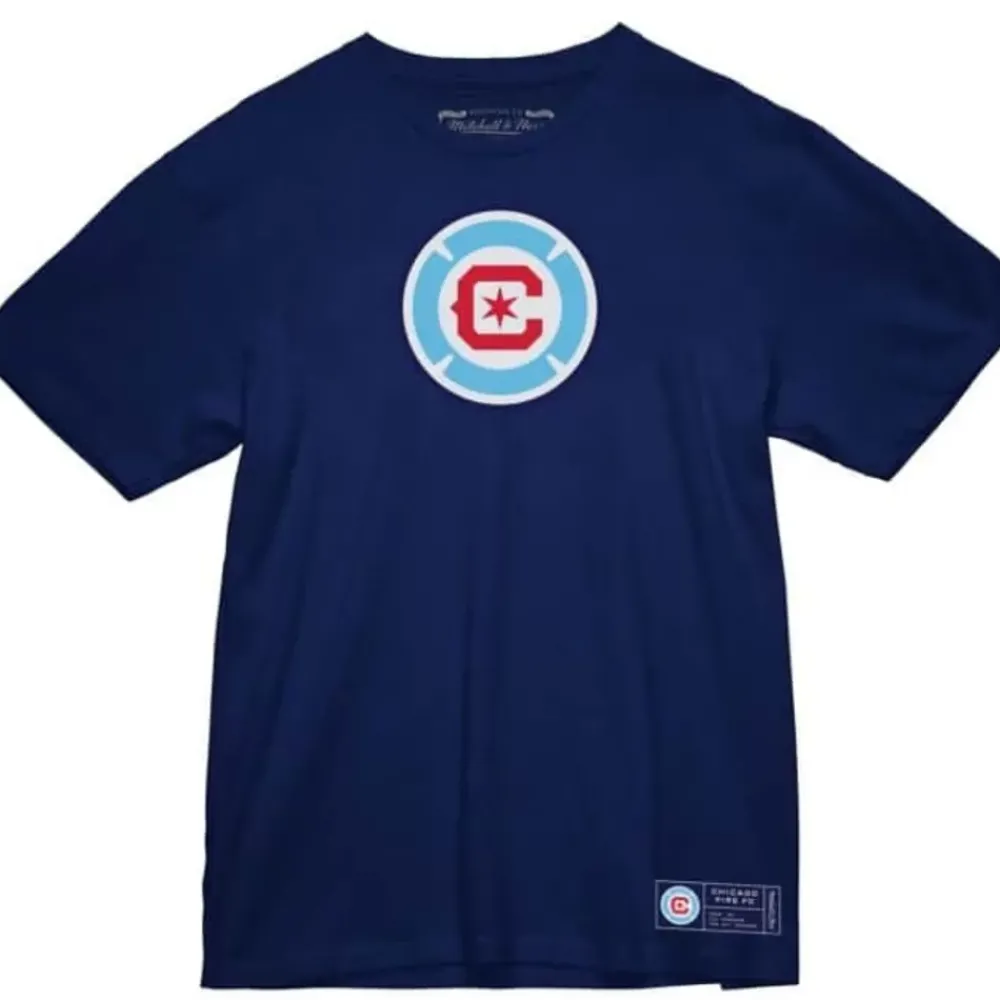 Apparel Mitchell & Ness T-Shirts & Tops-Primary Logo Ss Tee Chicago Fire