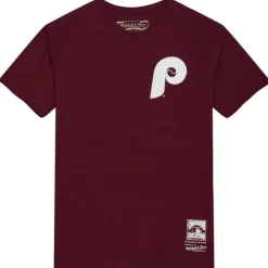 Apparel Mitchell & Ness T-Shirts & Tops-Primary Tee Philadelphia Phillies