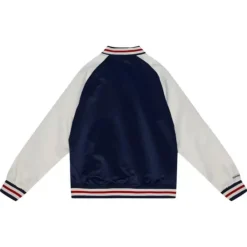 Apparel Mitchell & Ness Jackets & Outerwear-Primetime Lightweight Satin Jacket Howard University