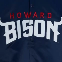 Apparel Mitchell & Ness Jackets & Outerwear-Primetime Lightweight Satin Jacket Howard University