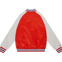 Apparel Mitchell & Ness Jackets & Outerwear-Primetime Lightweight Satin Jacket New York Knicks