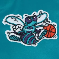 Apparel Mitchell & Ness Jackets & Outerwear-Primetime Lightweight Satin Jacket Charlotte Hornets