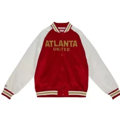 Apparel Mitchell & Ness Jackets & Outerwear-Primetime Lightweight Satin Jacket Atlanta United Fc