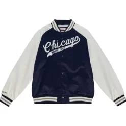 Apparel Mitchell & Ness Jackets & Outerwear-Primetime Lightweight Satin Jacket Chicago White Sox