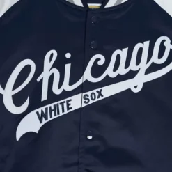 Apparel Mitchell & Ness Jackets & Outerwear-Primetime Lightweight Satin Jacket Chicago White Sox