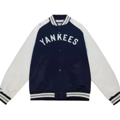 Apparel Mitchell & Ness Jackets & Outerwear-Primetime Lightweight Satin Jacket New York Yankees