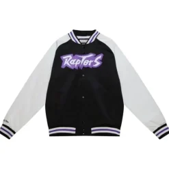 Apparel Mitchell & Ness Jackets & Outerwear-Primetime Lw Satin Jacket Toronto Raptors