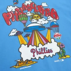 Apparel Mitchell & Ness T-Shirts & Tops-Psychedelic Ss Tee Philadelphia Phillies
