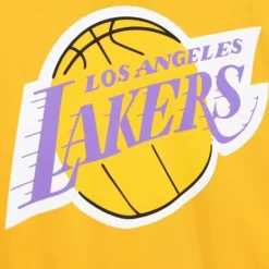 Apparel Mitchell & Ness T-Shirts & Tops-Puff Logo Tee Los Angeles Lakers