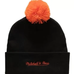 Headwear Mitchell & Ness -Punch Out Pom Knit Anaheim Ducks