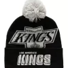 Headwear Mitchell & Ness -Punch Out Pom Knit Los Angeles Kings