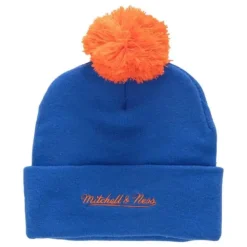 Headwear Mitchell & Ness -Punch Out Pom Knit New York Islanders