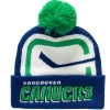 Headwear Mitchell & Ness -Punch Out Pom Knit Vancouver Canucks
