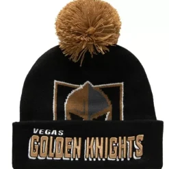 Headwear Mitchell & Ness -Punch Out Pom Knit Vegas Golden Knights