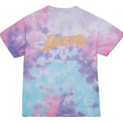 Apparel Mitchell & Ness T-Shirts & Tops-Rainbow Sherbet Tee Los Angeles Lakers
