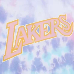 Apparel Mitchell & Ness T-Shirts & Tops-Rainbow Sherbet Tee Los Angeles Lakers