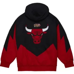 Apparel Mitchell & Ness Jackets & Outerwear-Retro Full Zip Jacket Chicago Bulls