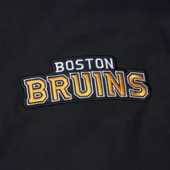 Apparel Mitchell & Ness Jackets & Outerwear-Retro Full Zip Jacket Current Logo Boston Bruins
