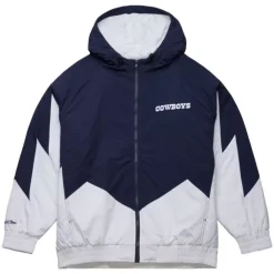 Apparel Mitchell & Ness Jackets & Outerwear-Retro Full Zip Jacket Dallas Cowboys
