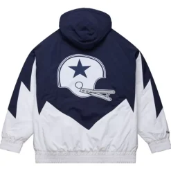 Apparel Mitchell & Ness Jackets & Outerwear-Retro Full Zip Jacket Dallas Cowboys