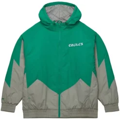Apparel Mitchell & Ness Jackets & Outerwear-Retro Full Zip Jacket Philadelphia Eagles