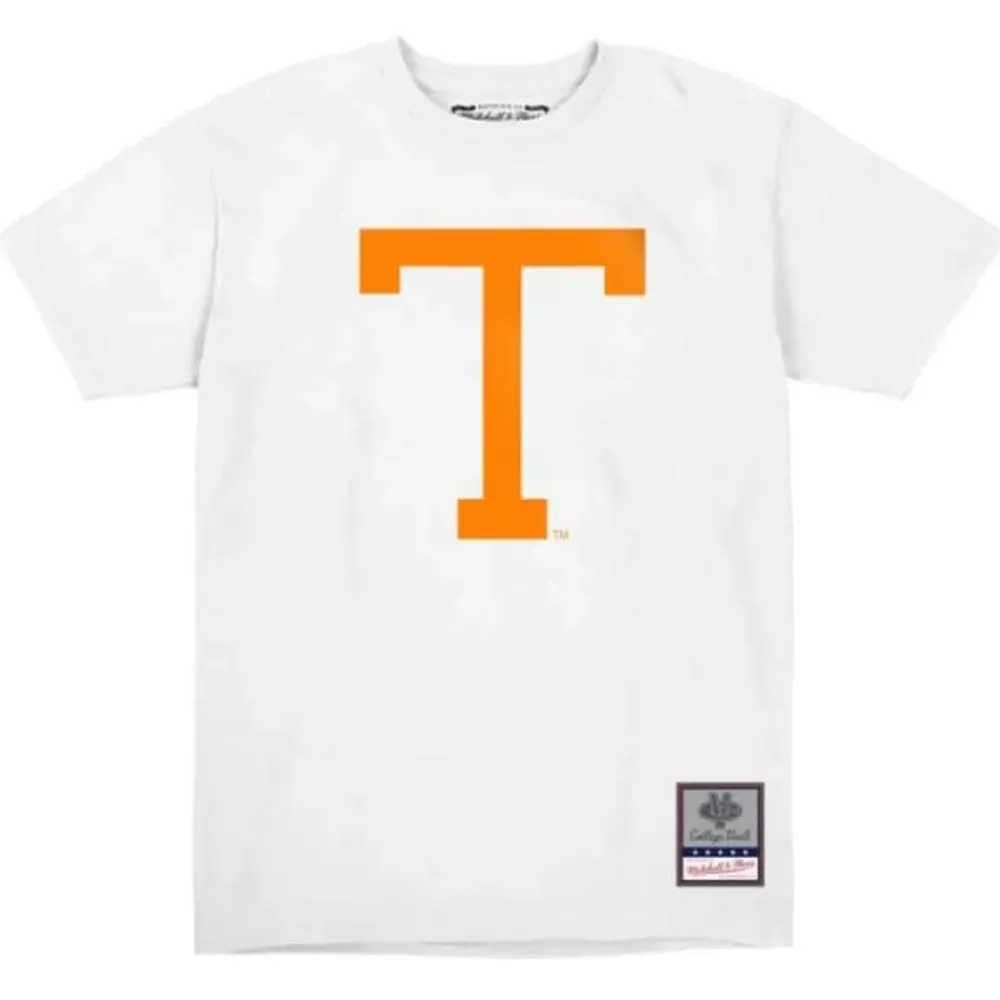 Apparel Mitchell & Ness Big Kids-Retro Logo Tee University Of Tennessee