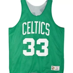 Apparel Mitchell & Ness T-Shirts & Tops-Reversible Mesh Tank Boston Celtics Larry Bird
