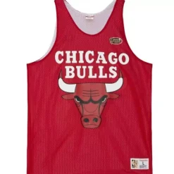 Apparel Mitchell & Ness T-Shirts & Tops-Reversible Mesh Tank Chicago Bulls