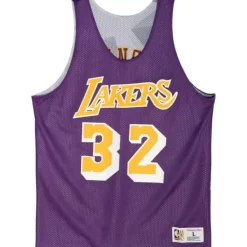 Apparel Mitchell & Ness T-Shirts & Tops-Reversible Mesh Tank Los Angeles Lakers Magic Johnson