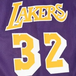 Apparel Mitchell & Ness T-Shirts & Tops-Reversible Mesh Tank Los Angeles Lakers Magic Johnson