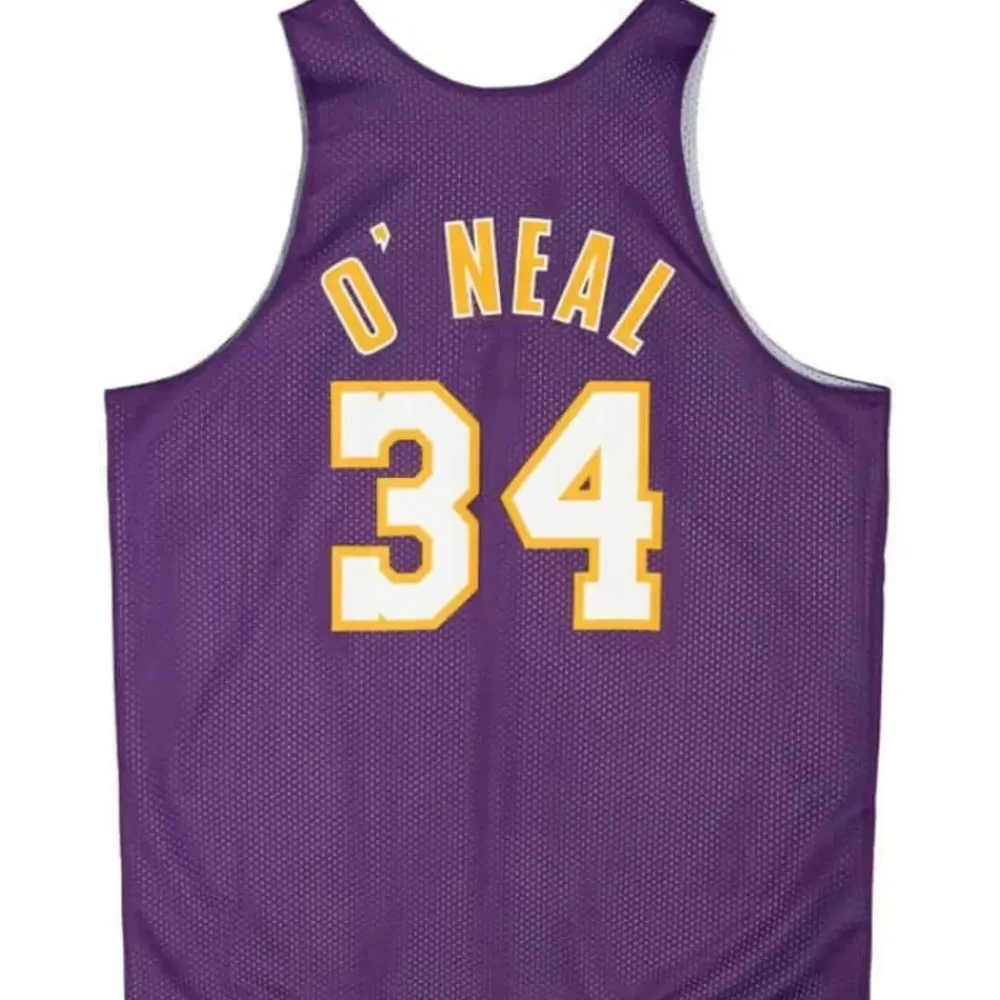 Apparel Mitchell & Ness T-Shirts & Tops-Reversible Mesh Tank Los Angeles Lakers Shaquille O'Neal