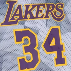 Apparel Mitchell & Ness T-Shirts & Tops-Reversible Mesh Tank Los Angeles Lakers Shaquille O'Neal
