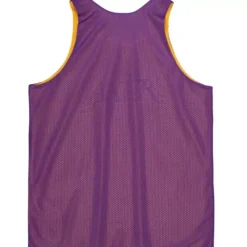 Apparel Mitchell & Ness T-Shirts & Tops-Reversible Mesh Tank Los Angeles Lakers